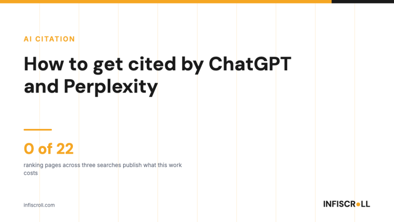 How to Get Cited by ChatGPT & Perplexity