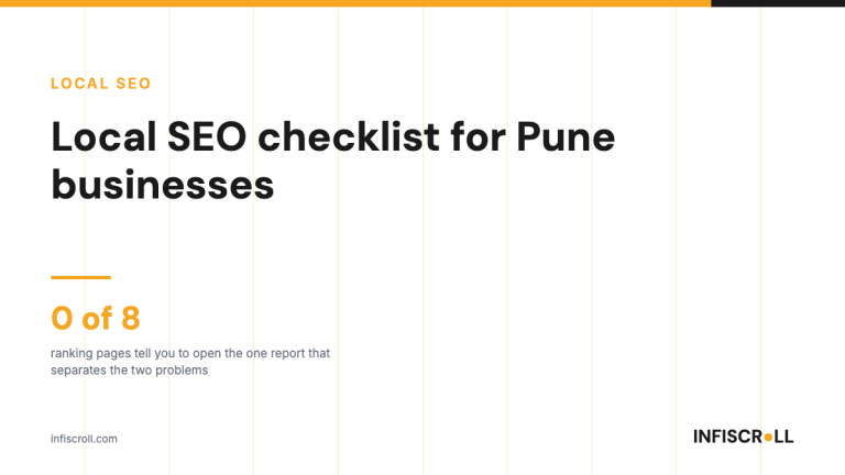 Local SEO Checklist for Pune Businesses